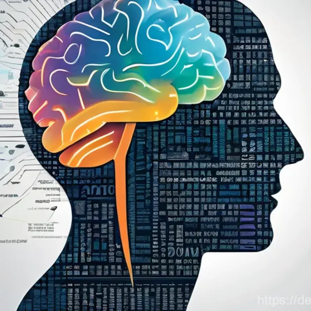 가짜뉴스 관련 사례 연구 - **Prompt:** A conceptual digital art piece illustrating the human brain's struggle with information ...