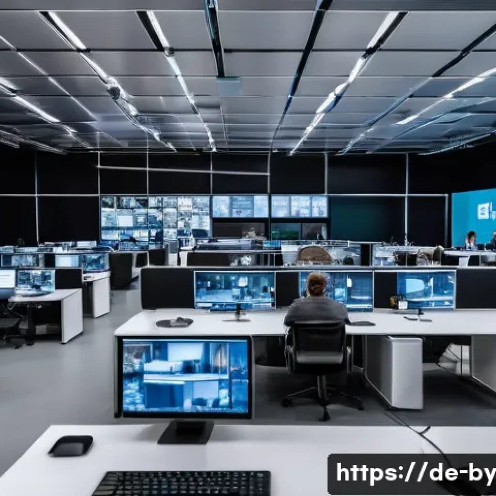 가짜뉴스와 미디어의 책임 - A modern newsroom scene in Germany featuring diverse journalists working intensely on computers and ...