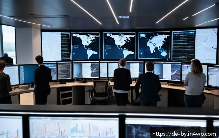 가짜뉴스 판별 기법의 최신 동향 - A modern newsroom setting in Germany, featuring diverse journalists working collaboratively with adv...